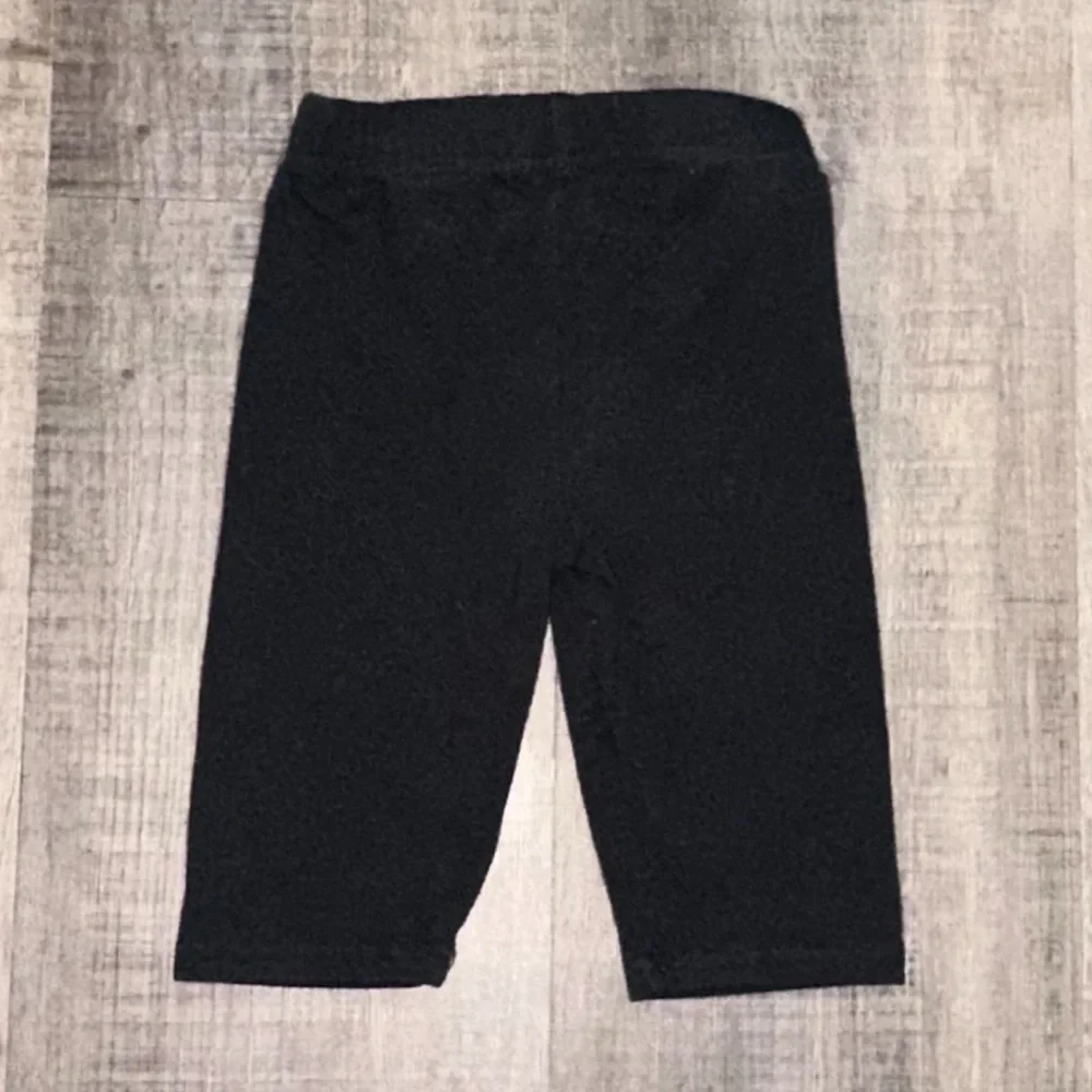 💞 Baby & Toddler Size 18 Months Black Knit Capri Leggings